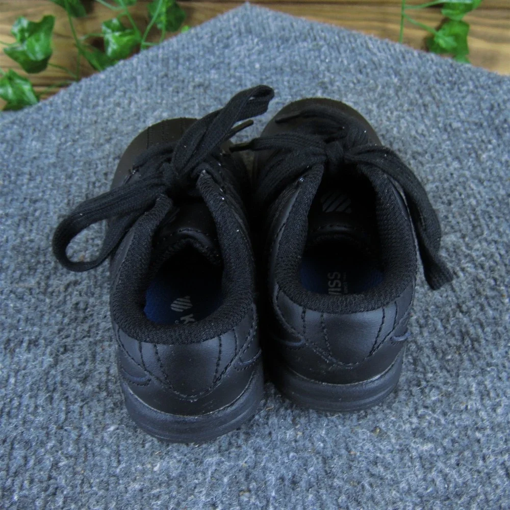 K Swiss Boys‎ Sneaker  Sz T 7 Medium Black Synthetic Lace Up